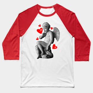 Eros or Cupid Angel of Love in Mythology Baseball T-Shirt